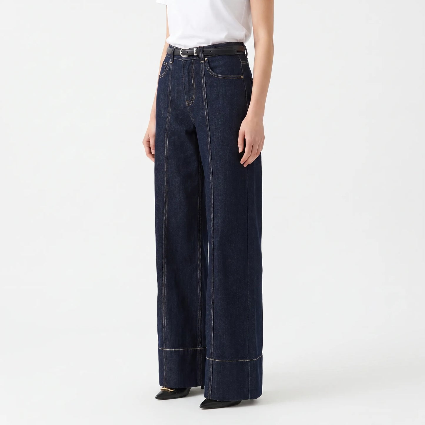 Wide Leg Jeans High Waist -  Elaine