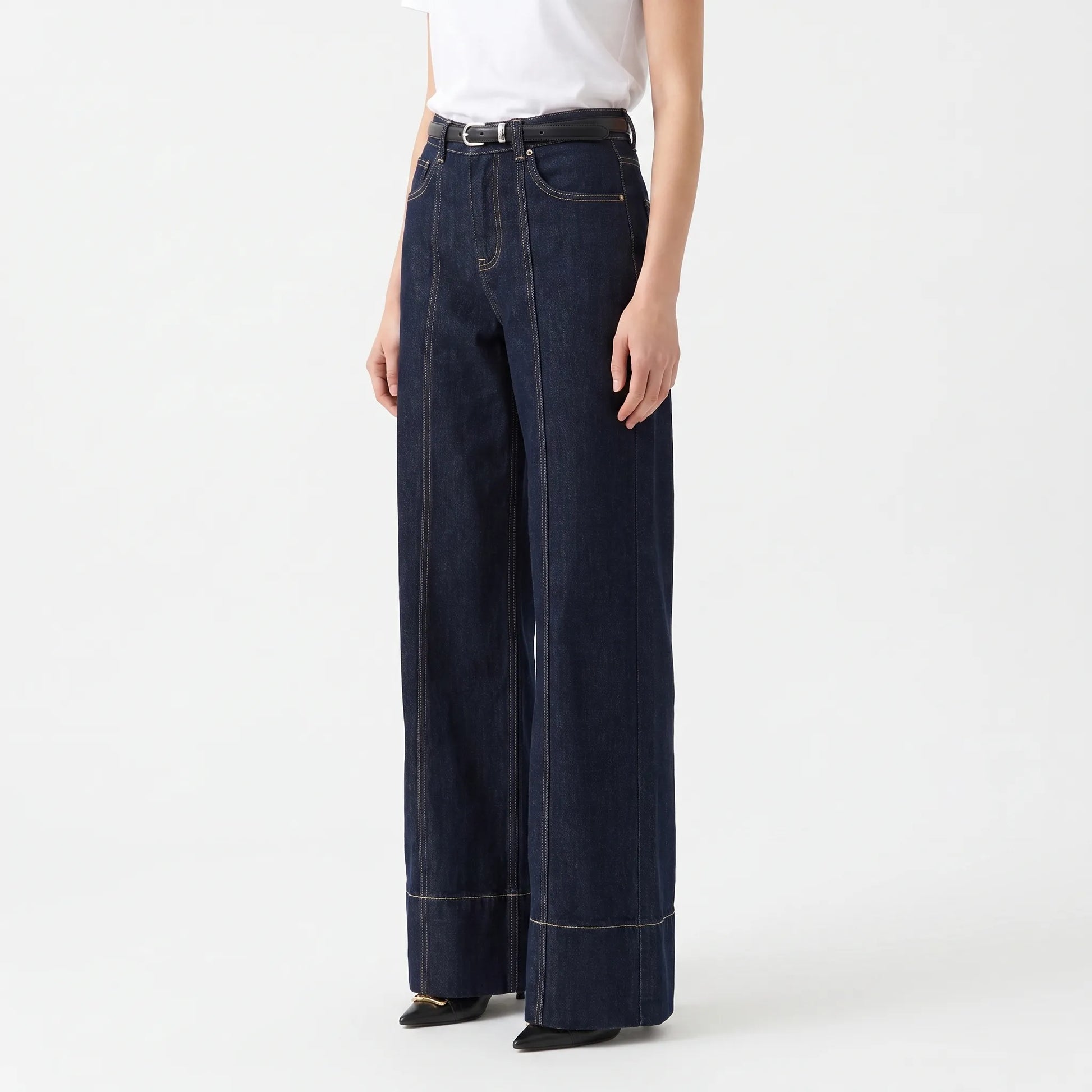 Wide Leg Jeans High Waist -  Elaine