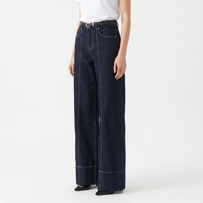 Wide Leg Jeans High Waist -  Elaine