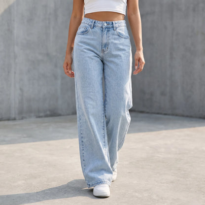 Wide Leg Jeans High Waist -  Ethel