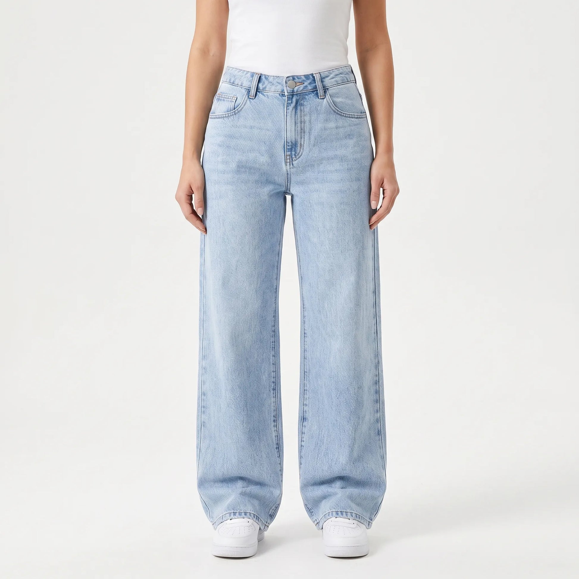 Wide Leg Jeans High Waist -  Ethel