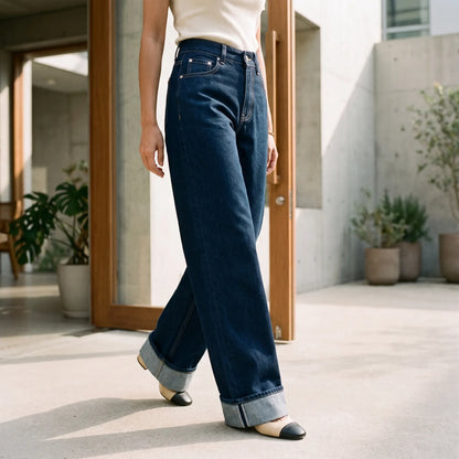 Wide Leg Jeans High Waist -  Sophie