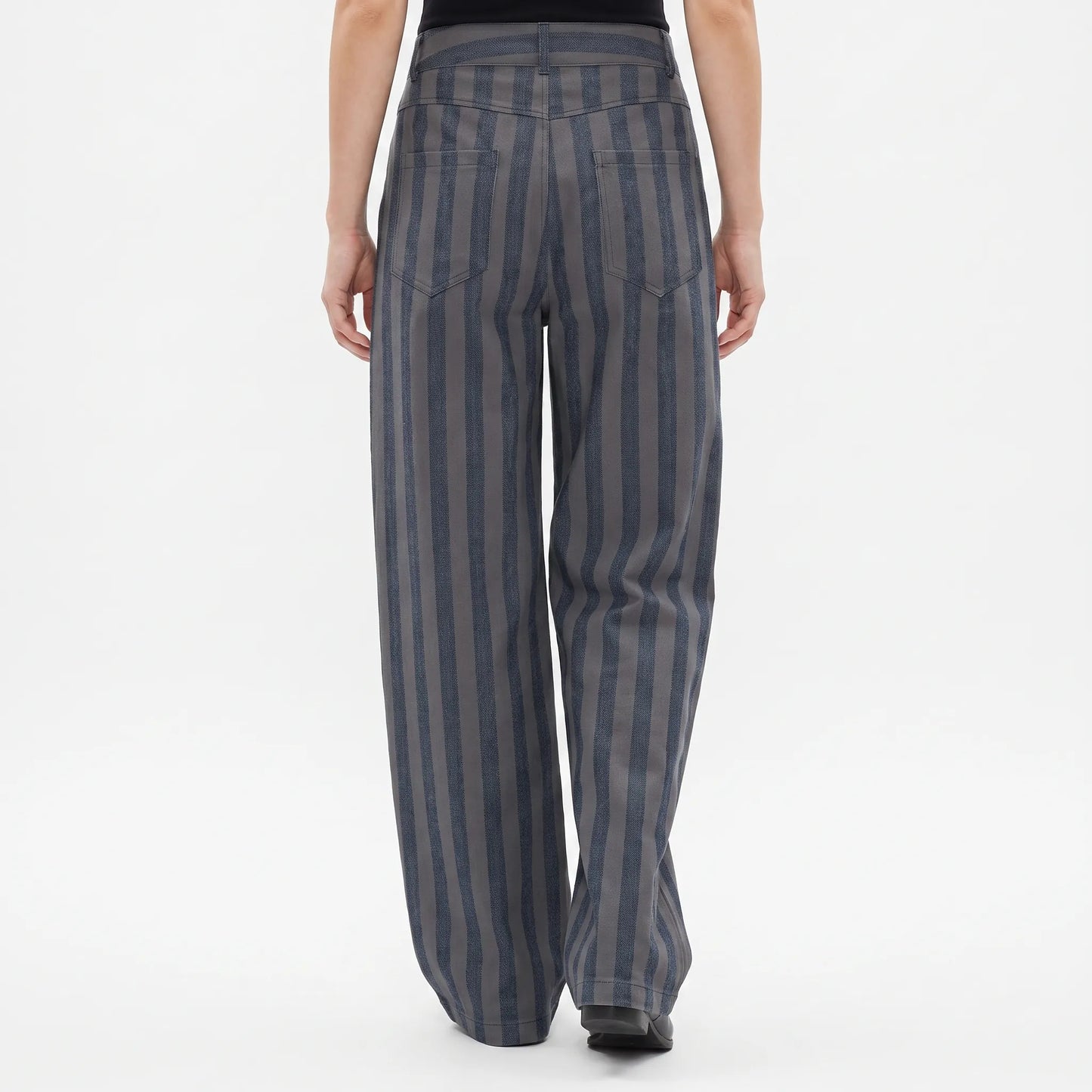 Wide Leg Jeans Mit Streifen -  Tracy