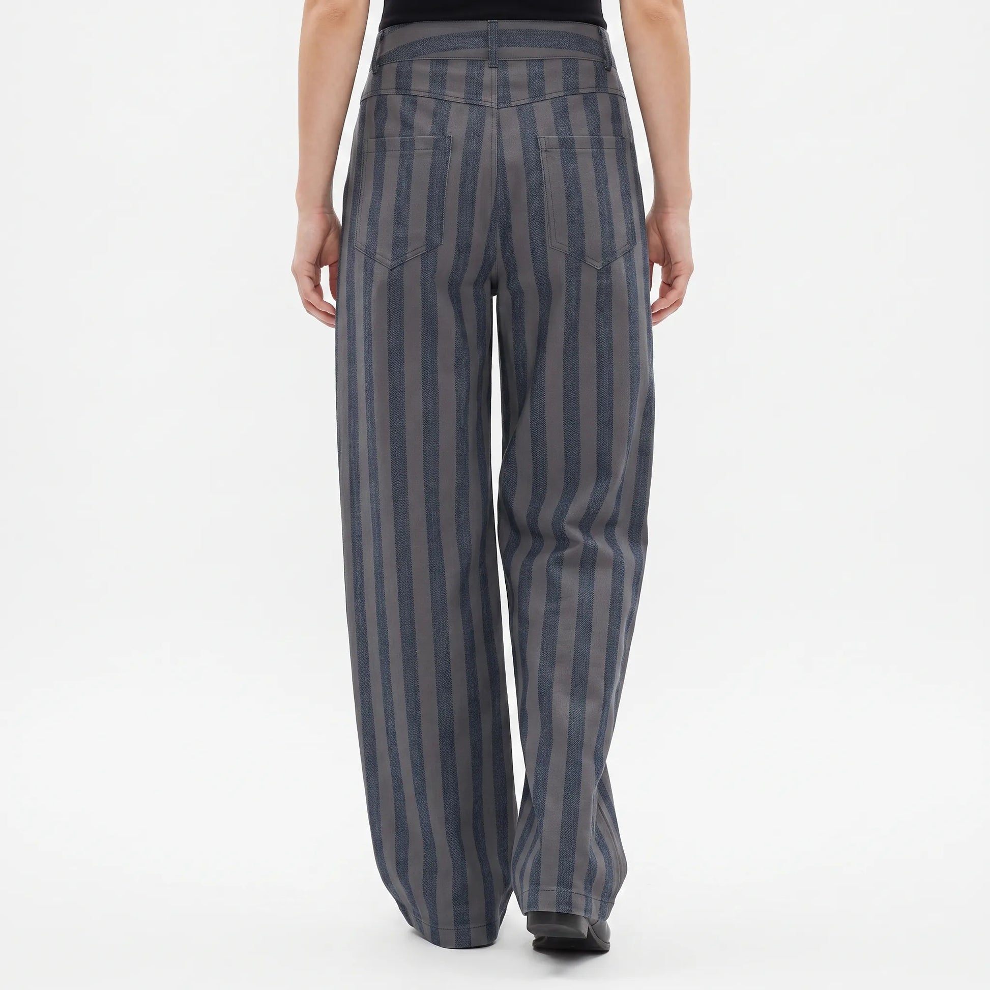 Wide Leg Jeans Mit Streifen -  Tracy