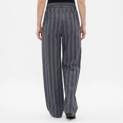 Wide Leg Jeans Mit Streifen -  Tracy