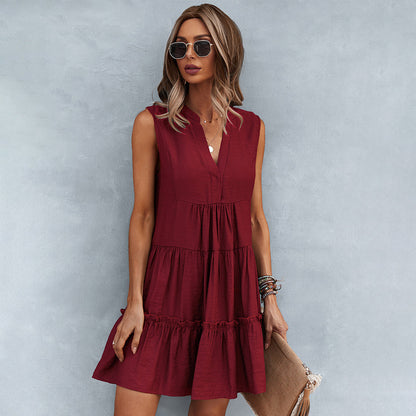 Fröhliches Sommerkleid mit lockerer Passform – Elin