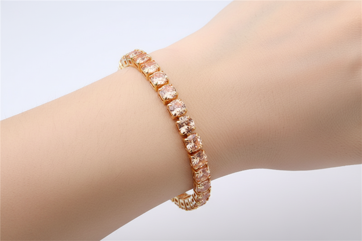 Zirkonia Kettenarmband - DivaLink 