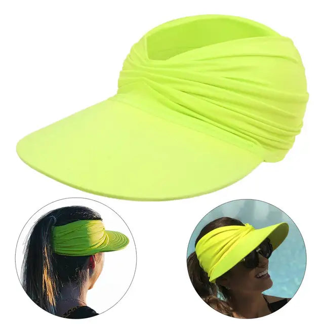 Faltbarer Sonnenhut mit großem Visier und UV-Schutz – Babes
