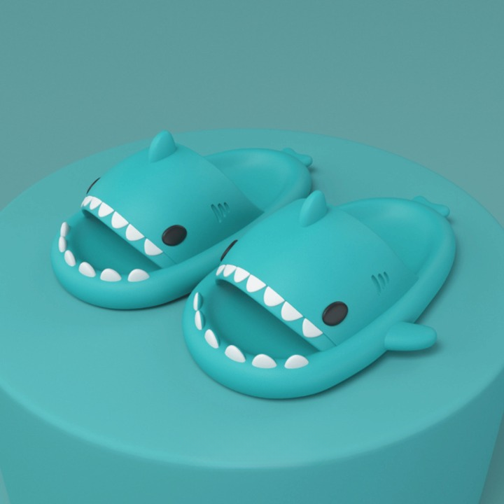 Trendy SoftSteps Sharkies Slipper – Weich, Dämpfend