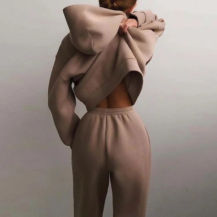 Zweiteiliger Hoodie Set - Sahra