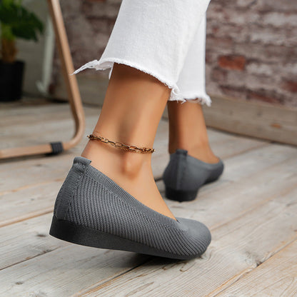 Herbstliche orthopädische Damen-Ballerinas mit Komfortsohle & klassischem Design – Mia