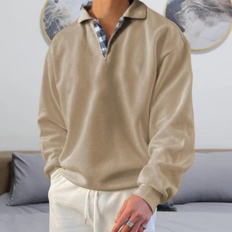 Leichter Herren Herbstpullover mit lockerer Passform – Benedikt
