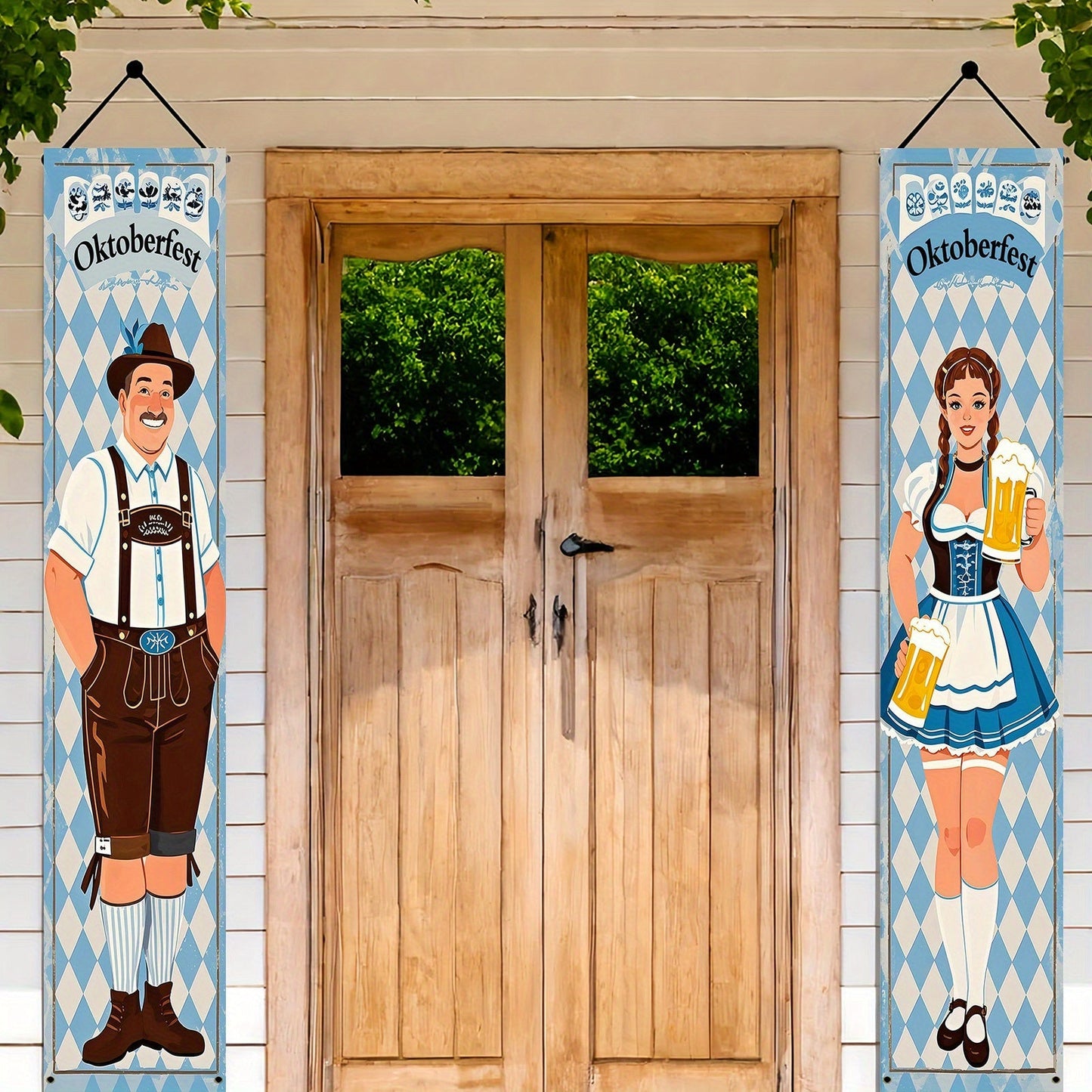 Oktoberfest Banner Set Polyester – WiesnWillkommen Oktoberfest 2026