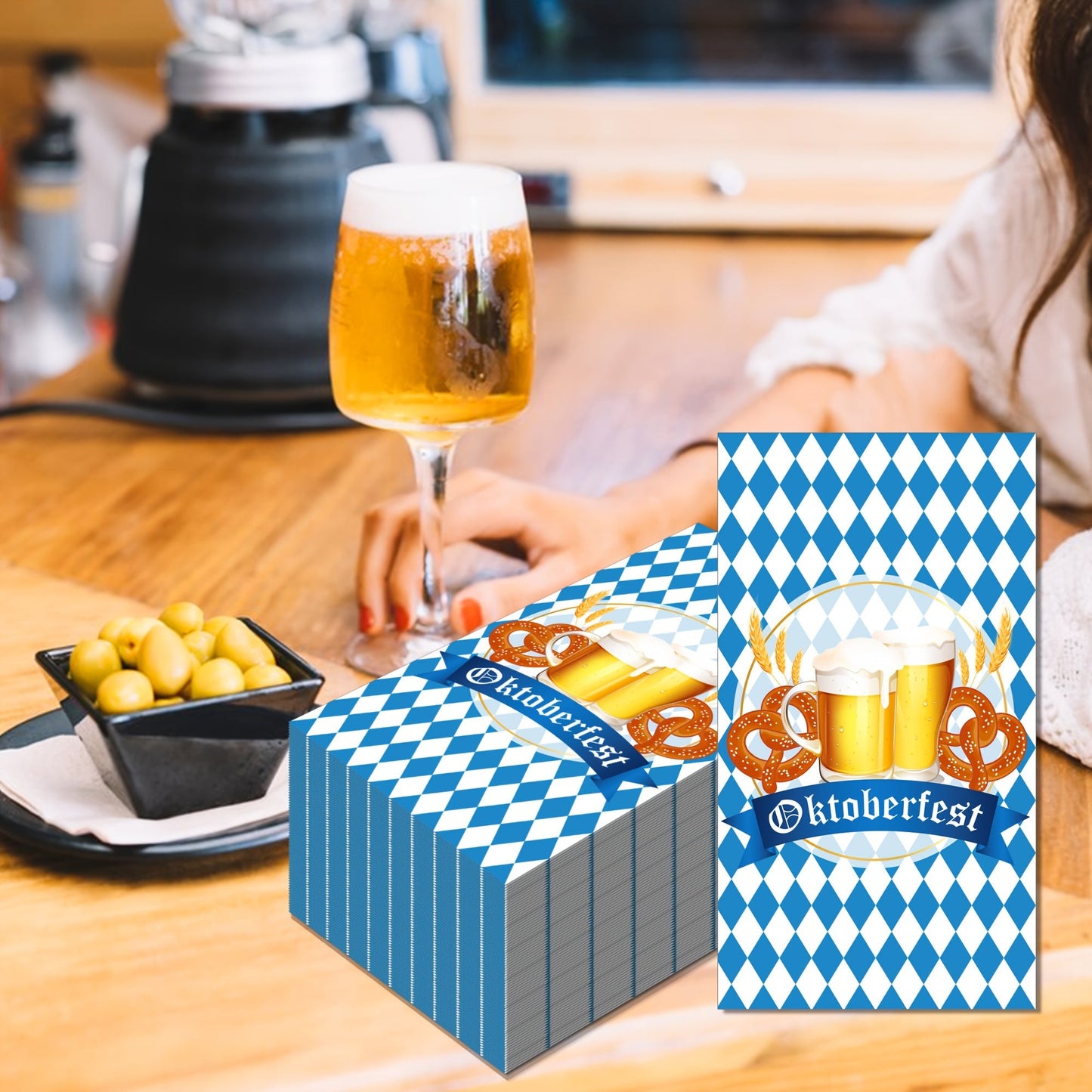 Papier Servietten (120 Stück) – WiesnServus Oktoberfest 2026
