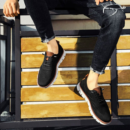 Atmungsaktive & Ultrabequeme Herren-Sneaker im Minimalistischen Design – Elias
