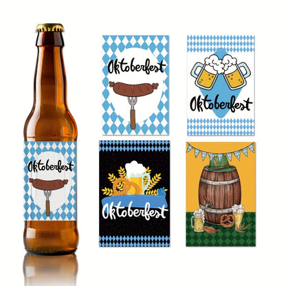 Oktoberfest Flaschenetiketten 3 Sets (je 24 Stück) – BierLabelSet Oktoberfest 2026