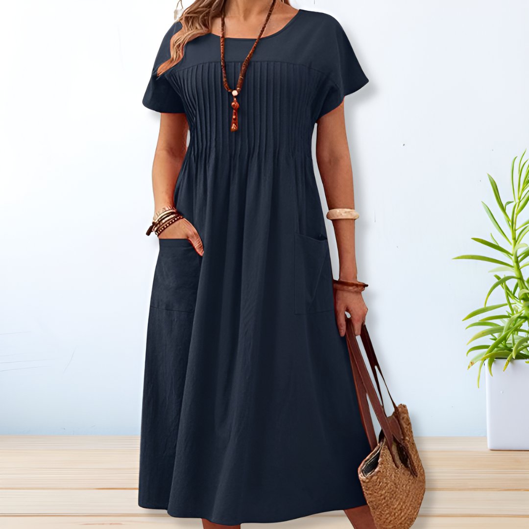 Luftig-bequemes Sommerkleid mit lockerer Passform – Tabea