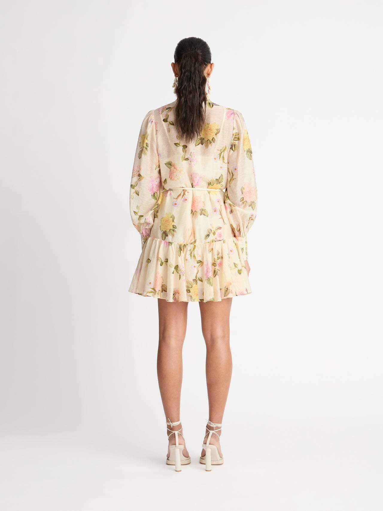 Mini Hemdkleid mit Spitzenrand – Sylvie Herbstzauber