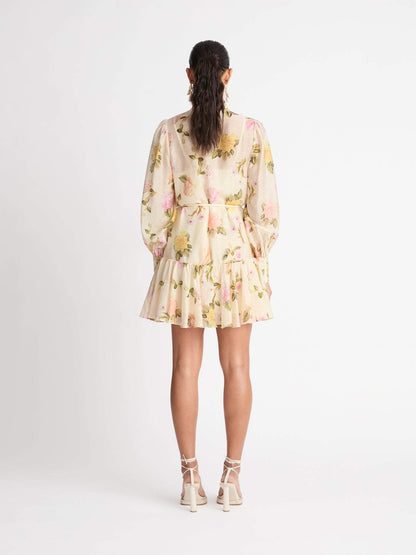 Mini Hemdkleid mit Spitzenrand – Sylvie Herbstzauber