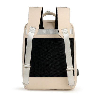 Sichere Anti-Diebstahl-Rucksack mit versteckten Reißverschlüssen und USB-Aufladung
