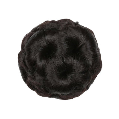 Blumenförmige Haarspange mit Haarverlängerung – Fiora