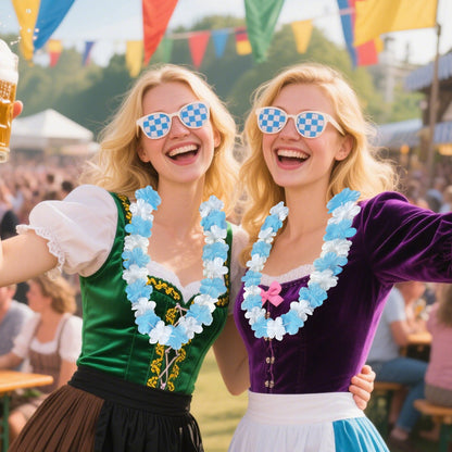 24 Stück Oktoberfest Deko-Ketten – BavariaBlüten Oktoberfest 2026