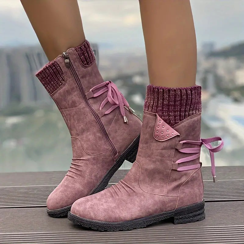 Damen Winterstiefel mit Fleece-Futter – Selina