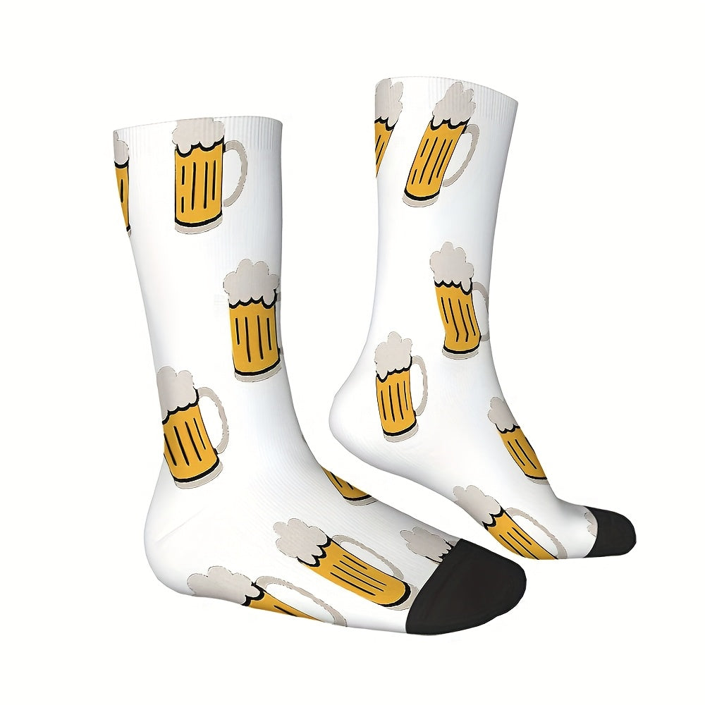 3 Paar Socken mit Bierkrug-Print – HopfenSocken Oktoberfest 2026