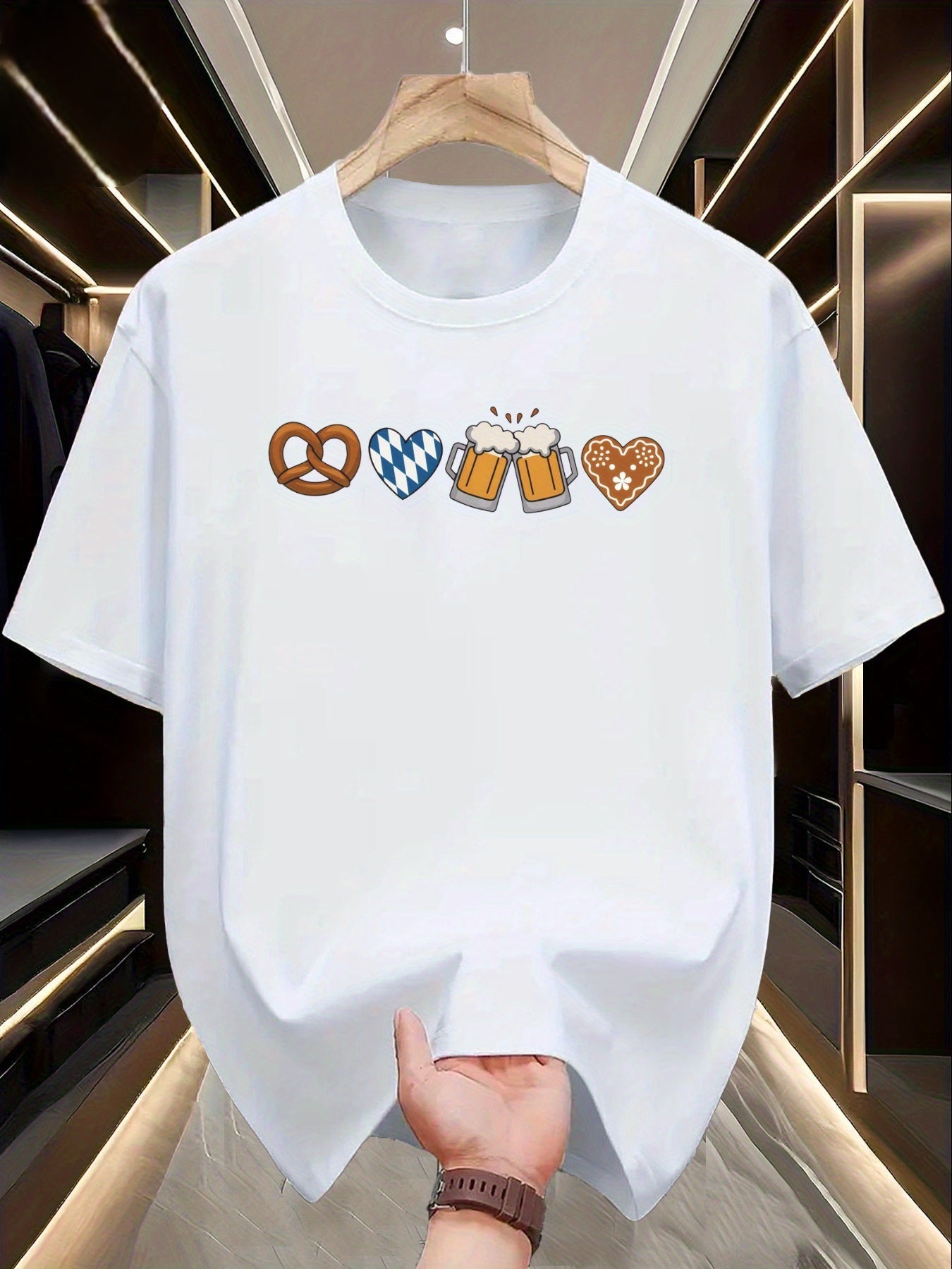 Herren Grafik T-Shirt aus 100% Baumwolle – Franz Oktoberfest 2026
