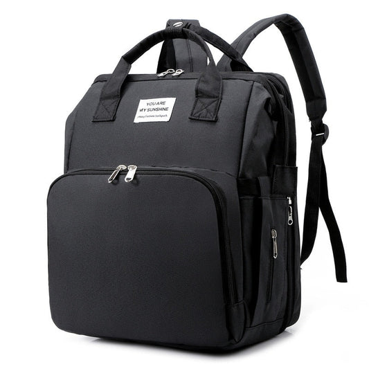 Tragbares Babybett und Wickeltasche – Multifunktionaler Reise-Rucksack
