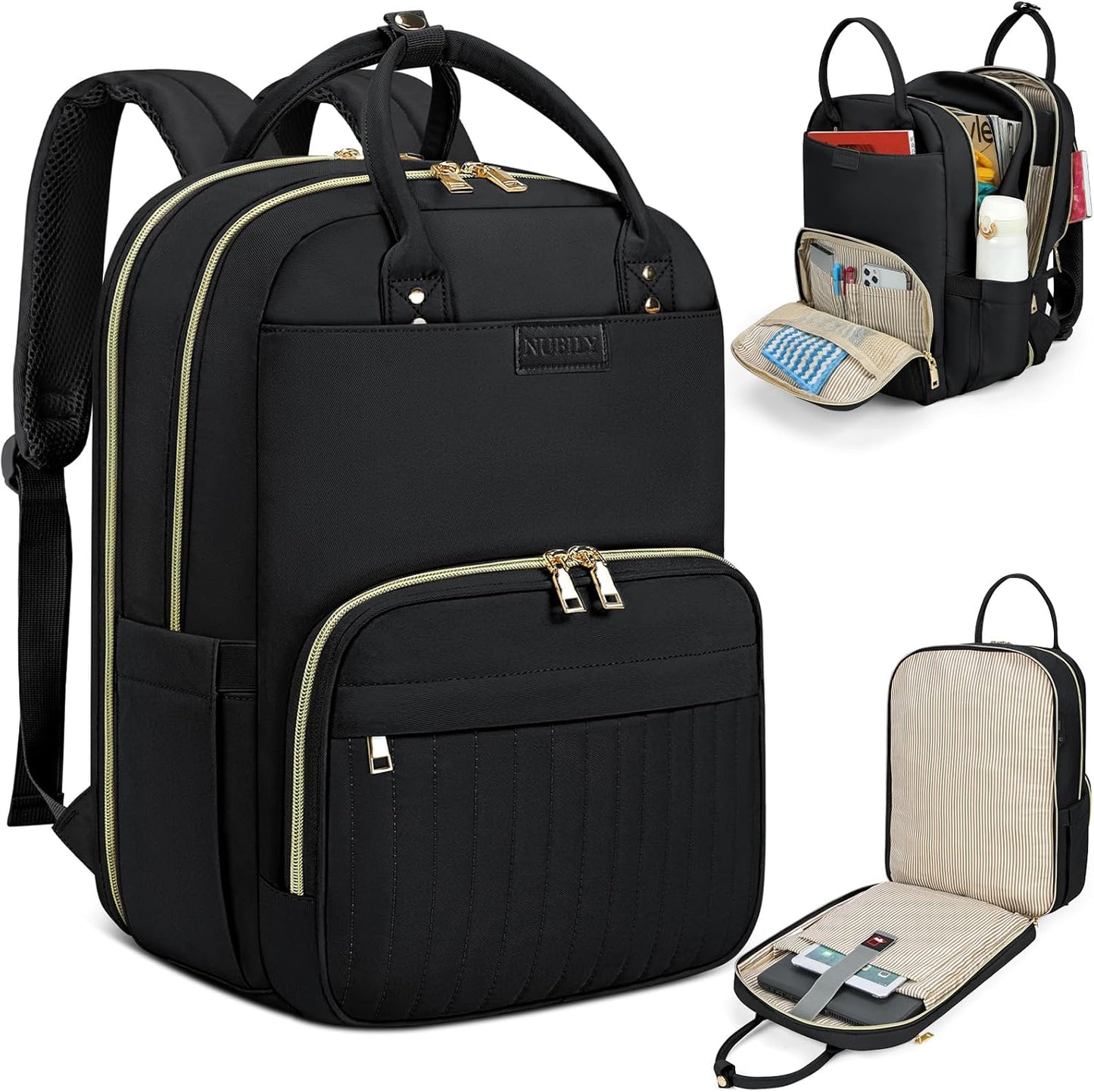 Wasserabweisender Reise-Laptop-Rucksack mit Organisierten Fächern – Geeignet für 15,6"