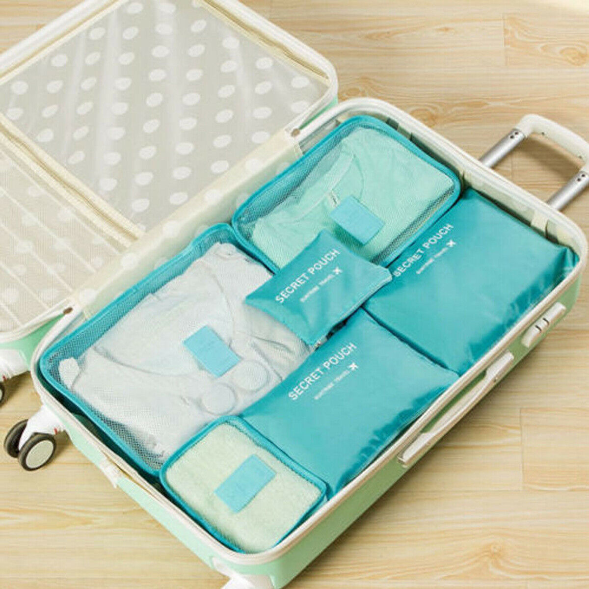 Gepäck-Organizer-Set – 2 zum Preis von 1 Platzsparende Reiseaufbewahrungsbeutel