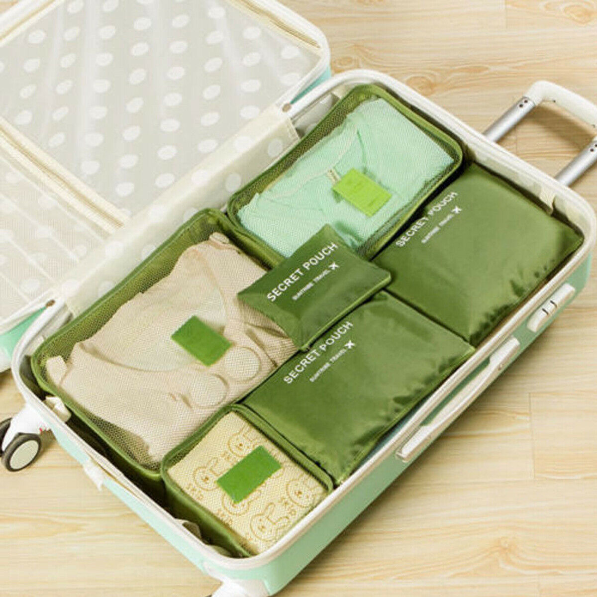 Gepäck-Organizer-Set – 2 zum Preis von 1 Platzsparende Reiseaufbewahrungsbeutel