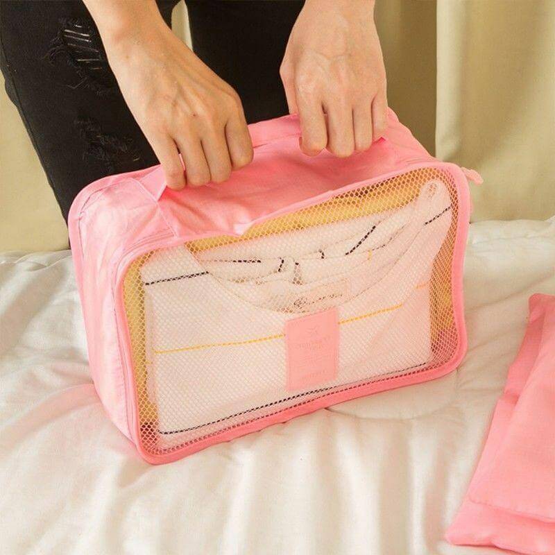 Gepäck-Organizer-Set – 2 zum Preis von 1 Platzsparende Reiseaufbewahrungsbeutel