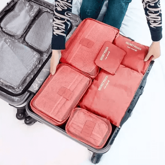 Gepäck-Organizer-Set – 2 zum Preis von 1 Platzsparende Reiseaufbewahrungsbeutel