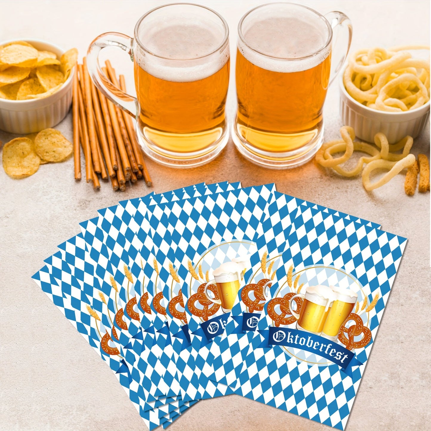 Papier Servietten (120 Stück) – WiesnServus Oktoberfest 2026