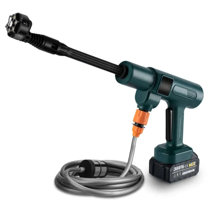 Kabelloser Hochdruckreiniger für Auto & Garten – HydroSwift