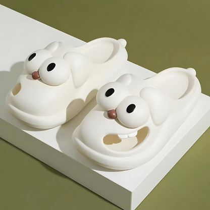 Cartoon-Hausschuhe mit Komfort und Charakter - PawJoy Cozy Pup Pantoffeln