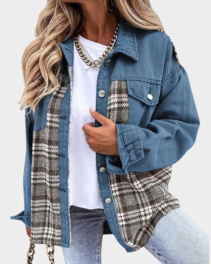 Damen Denimjacke mit herbstlichem Chic – Amélie