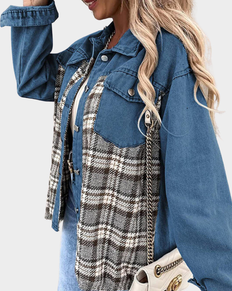 Damen Denimjacke mit herbstlichem Chic – Amélie