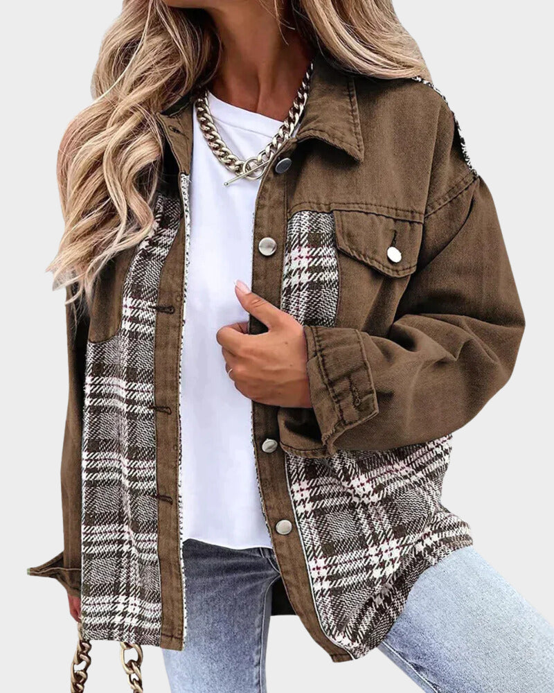 Damen Denimjacke mit herbstlichem Chic – Amélie