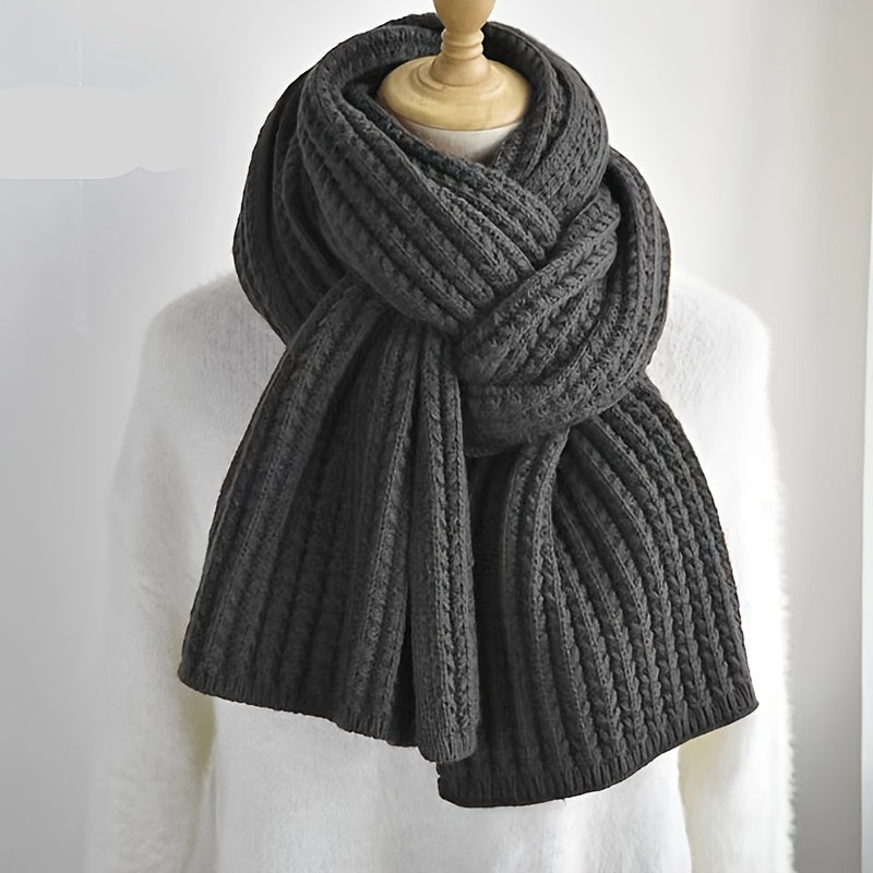 Unisex Strickschal mit geometrischem Muster – Matteo