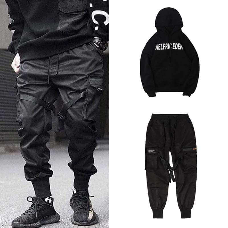 Herbstliche Multi-Pocket Hip-Hop Herren Cargo Hose – Dante