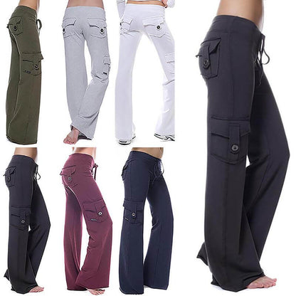 Damen Bootcut Cargo Hose mit Taschen – Isabella Herbstedition