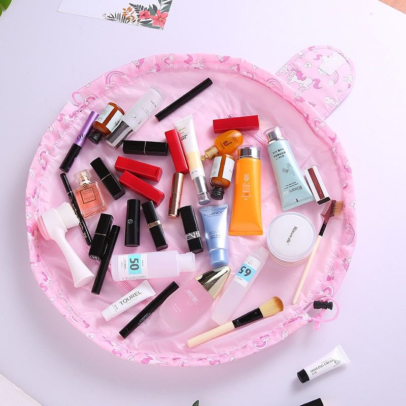 Tragbare Kordelzug Kosmetik- und Toilettentasche – 2 zum Preis von 1 Reiseorganizer