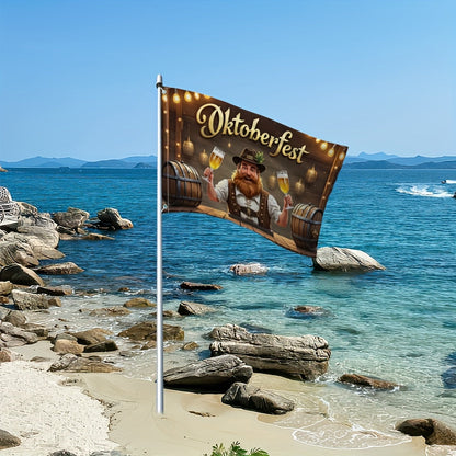 Oktoberfest Gartenflagge – BierFest Mann Oktoberfest 2026