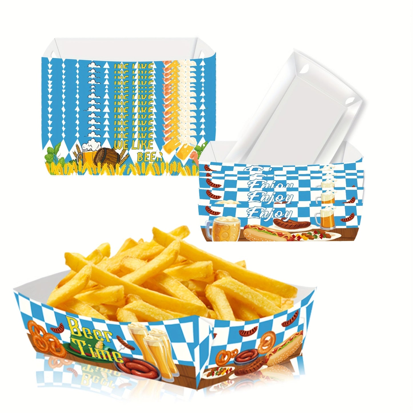 Oktoberfest Papier Snackschalen Set (2×24 Stück) – WiesnSnack Oktoberfest 2026