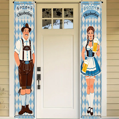 Oktoberfest Banner Set Polyester – WiesnWillkommen Oktoberfest 2026
