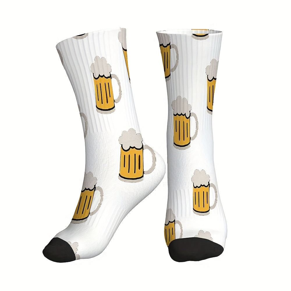 3 Paar Socken mit Bierkrug-Print – HopfenSocken Oktoberfest 2026