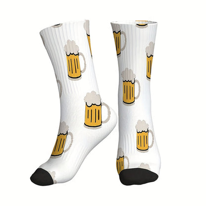3 Paar Socken mit Bierkrug-Print – HopfenSocken Oktoberfest 2026